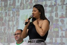 Amanda Cardoso, egressa do campus