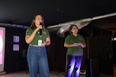 Docentes Renata Pereira e Paullyanne Magalhães