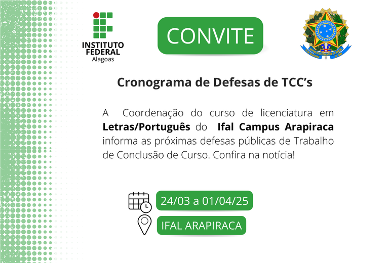 Defesas de TCC Letras