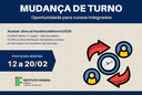 Edital Mudança de turno