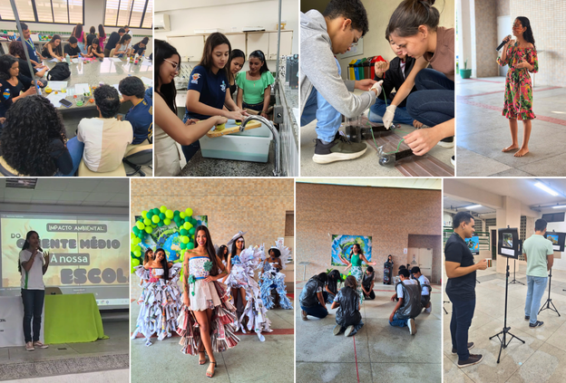 Gincana ambiental movimenta campus com oficinas, exibição de fotos, vídeos, dança, poesia e desfile de moda sustentável