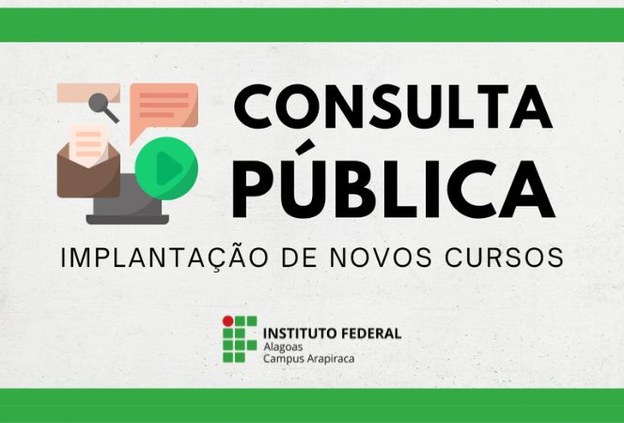 Ifal Arapiraca abre consulta pública sobre oferta de novos cursos