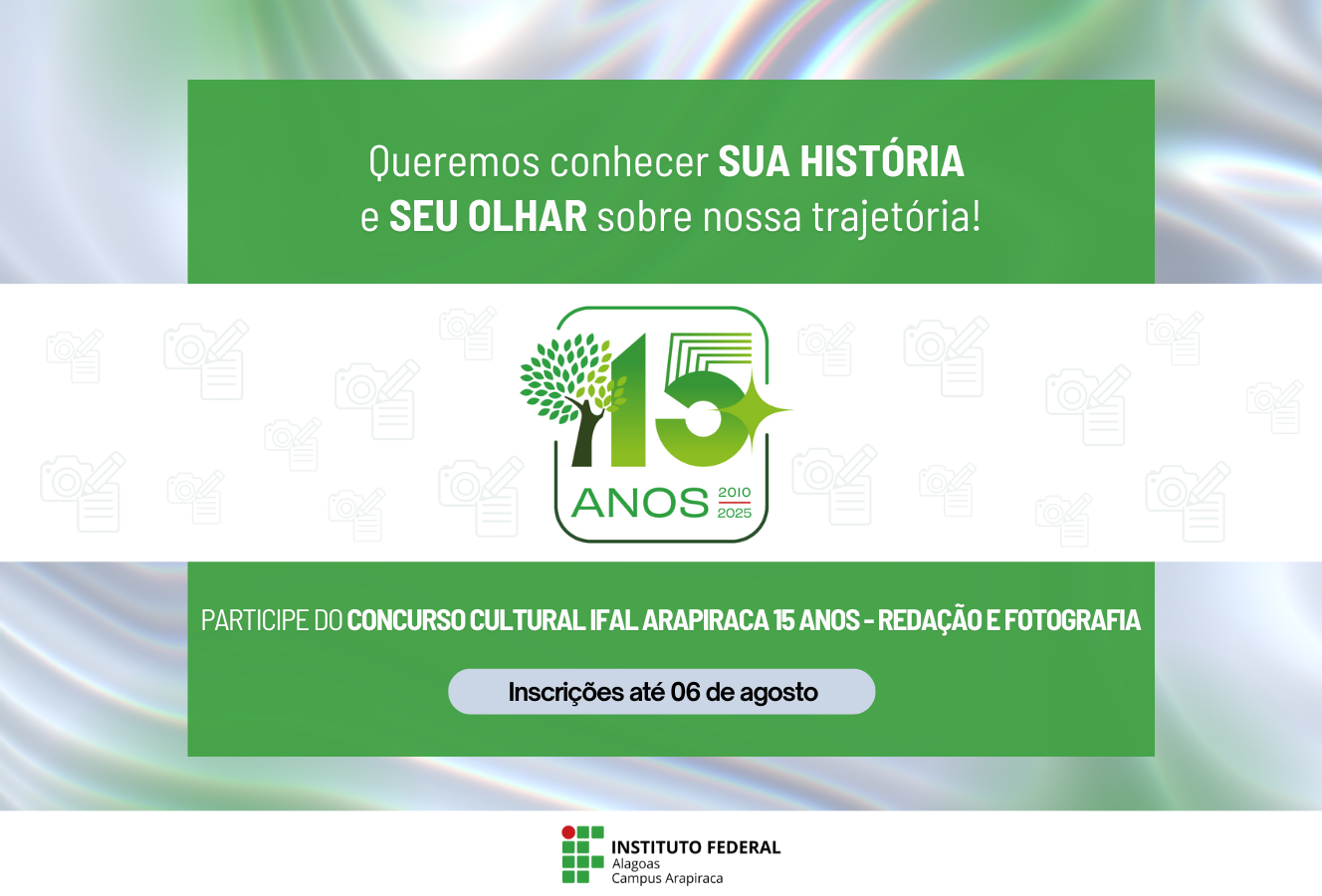 Concurso cultural - 15 anos