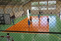Quadra esportiva reformada