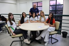 Estudantes do turno vespertino medalhistas