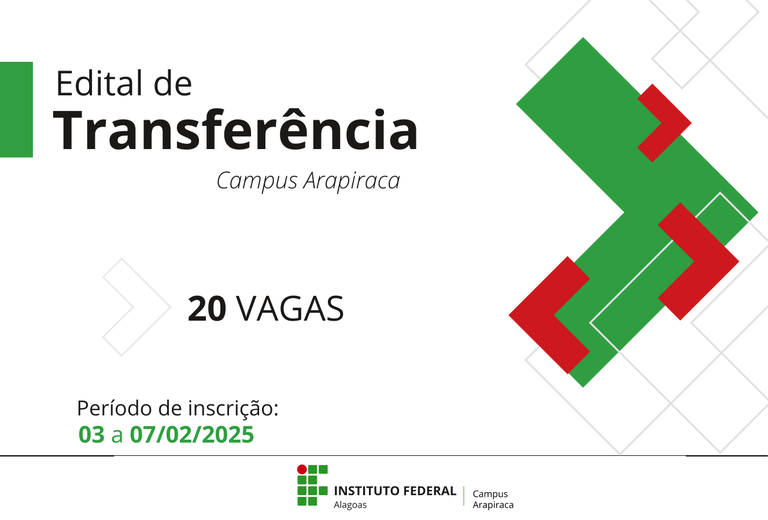 Edital de Transferência 2025