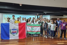 Estudantes viajaram para participar da segunda fase da competição em Fortaleza