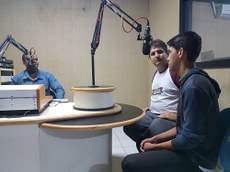 Equipe concede entrevista na Rádio Educativa FM