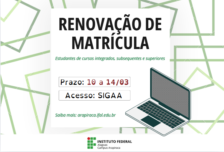 Renovação de matrícula