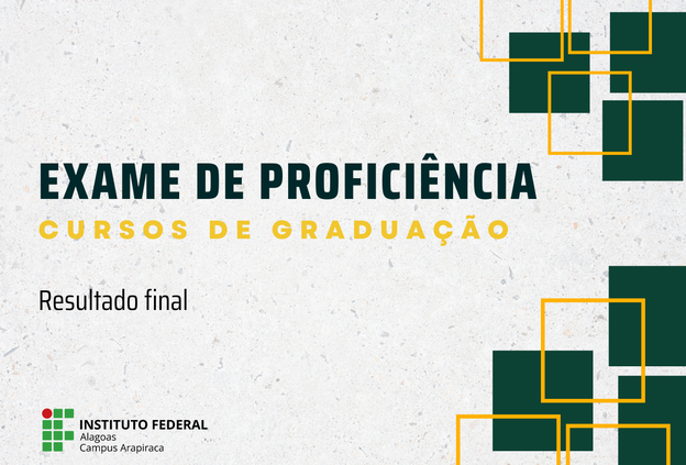 Resultado final do edital de proficiência das graduações é publicado