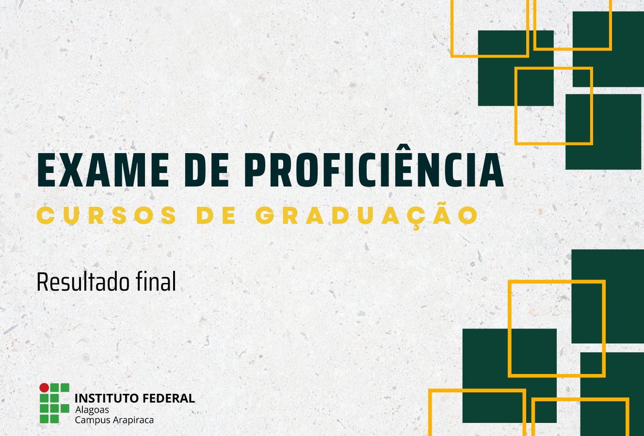 Edital de Proficiência