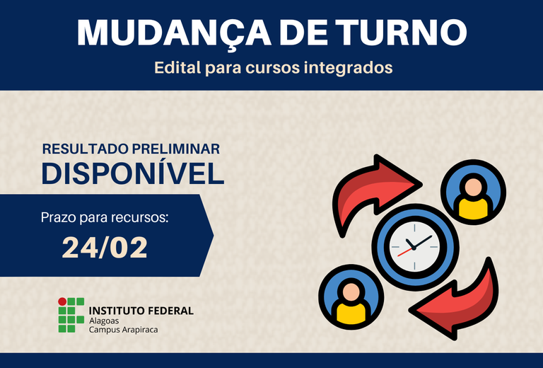 MUDANÇA DE TURNO