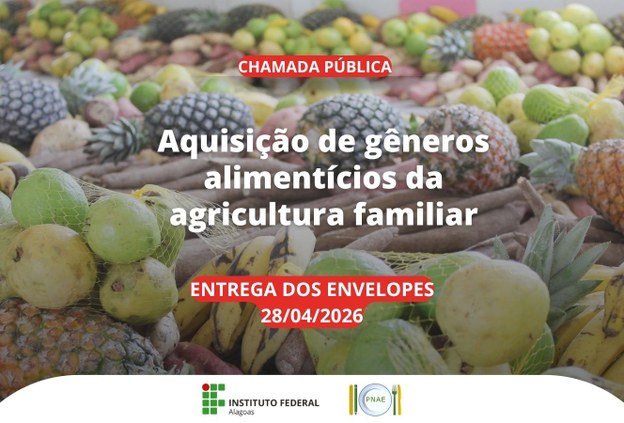 Campus Batalha abre chamada pública para aquisição de gêneros da agricultura familiar