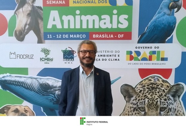 Professor representa o Ifal na Semana Nacional dos Animais, em Brasília