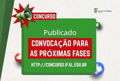 Ifal convoca candidatos para prova de desempenho e entrega de títulos