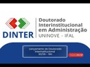 Lançamento do Dinter em Administração -  Parceria Ifal e Uninove