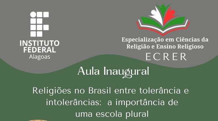 Aula inaugural da especialização em Ciências da Religião ocorre neste sábado (24/1)