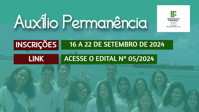 Auxílio Permanência - 2º semestre de 2024