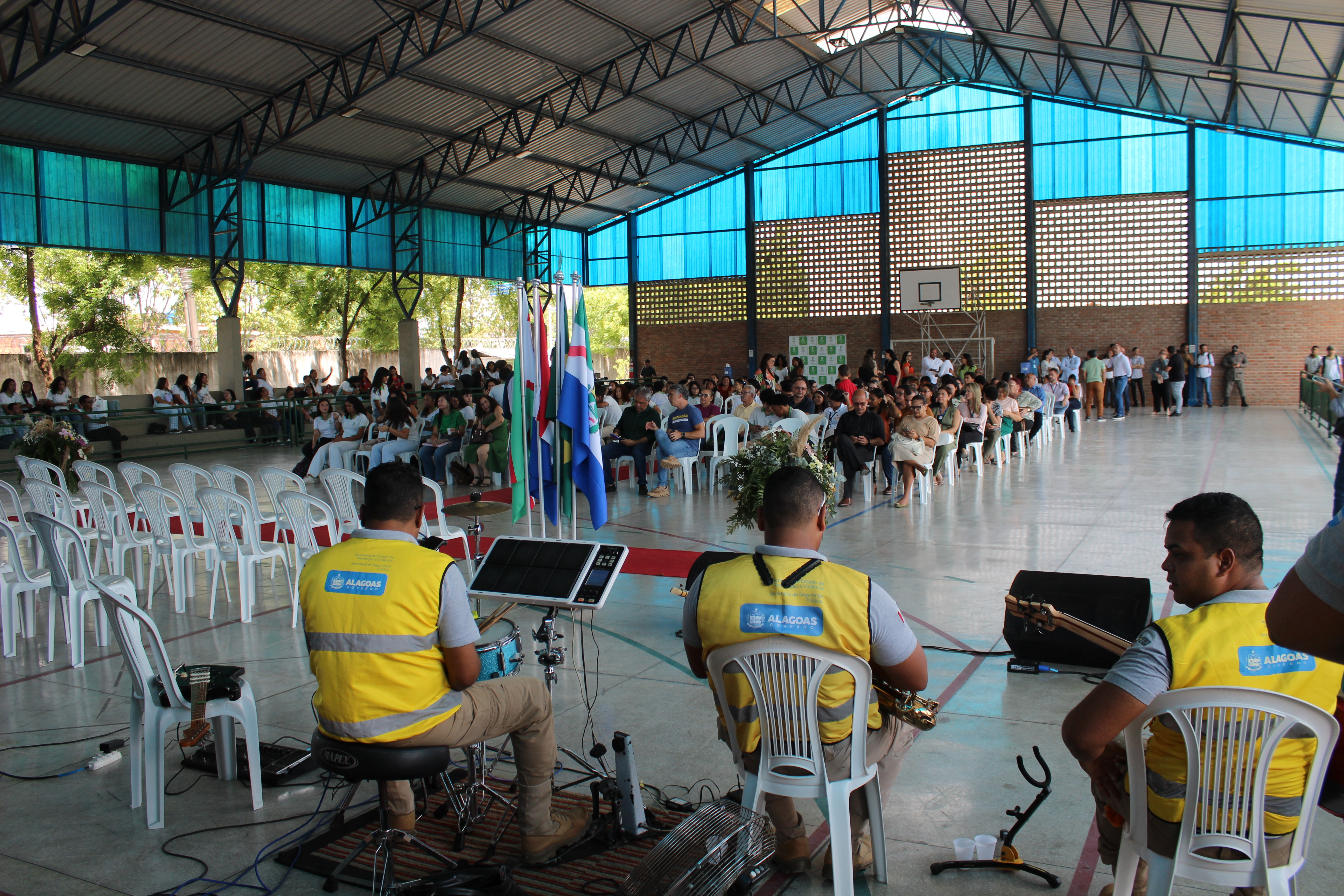 Banda do programa Ronda do Bairro participou das festividades