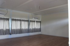 Espaço interna da nova sala modulada