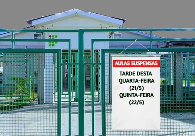 Aulas suspensas