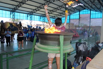 Acendimento da pira dos jogos Acendimento da pira dos jogos