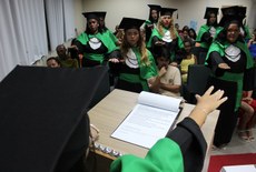 Cerimônia da leitura do juramento profissional