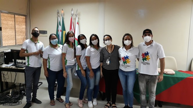 Equipes parceiras que articularam a visita da crianças ao campus Benedito Bentes