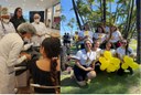 Ações sociais foram realizadas no Shopping Pátio e na praia de Ponta Verde