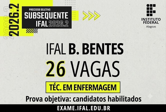 Processo seletivo do curso técnico em Enfermagem