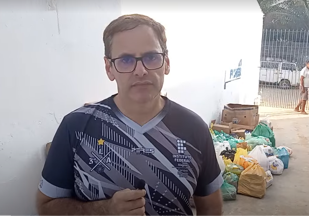 Professor Maurício Ricardy, organizador da Gincana Cultural