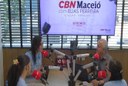 Equipe Vitalis concede entrevista à rádio CBN Maceió