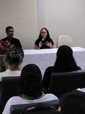 Coordenadora do curso, Talita Gonçalves