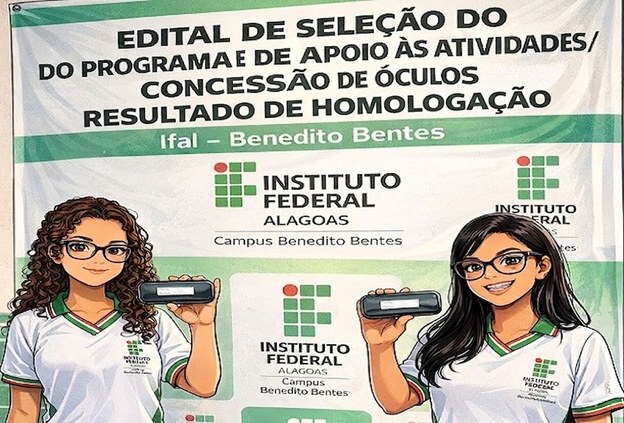Ifal Benedito Bentes anuncia resultado da homologação do programa de concessão de óculos corretivos