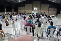 Parentes dos  formandos acompanharam a solenidade de certificação