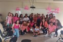 Estudantes e professoras do Campus Benedito Bentes com as mulheres do Centro de Referência de Assistência Social