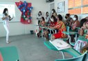 Mulheres da comunidade Selma Bandeira recebemn orientações dos estudantes do Campus Benedito bentes sobre Saúde da Mulher e Violência Psicológica.