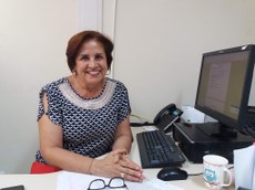 Rosangela Cerqueira, uma das mais experientes pedagogas do Ifal integra o quadro funcional do Campus Benedito Bentes
