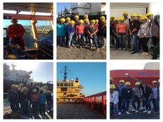 Estudantes do curso de Logística conhecem atividades da Transpetro no Porto de Maceió