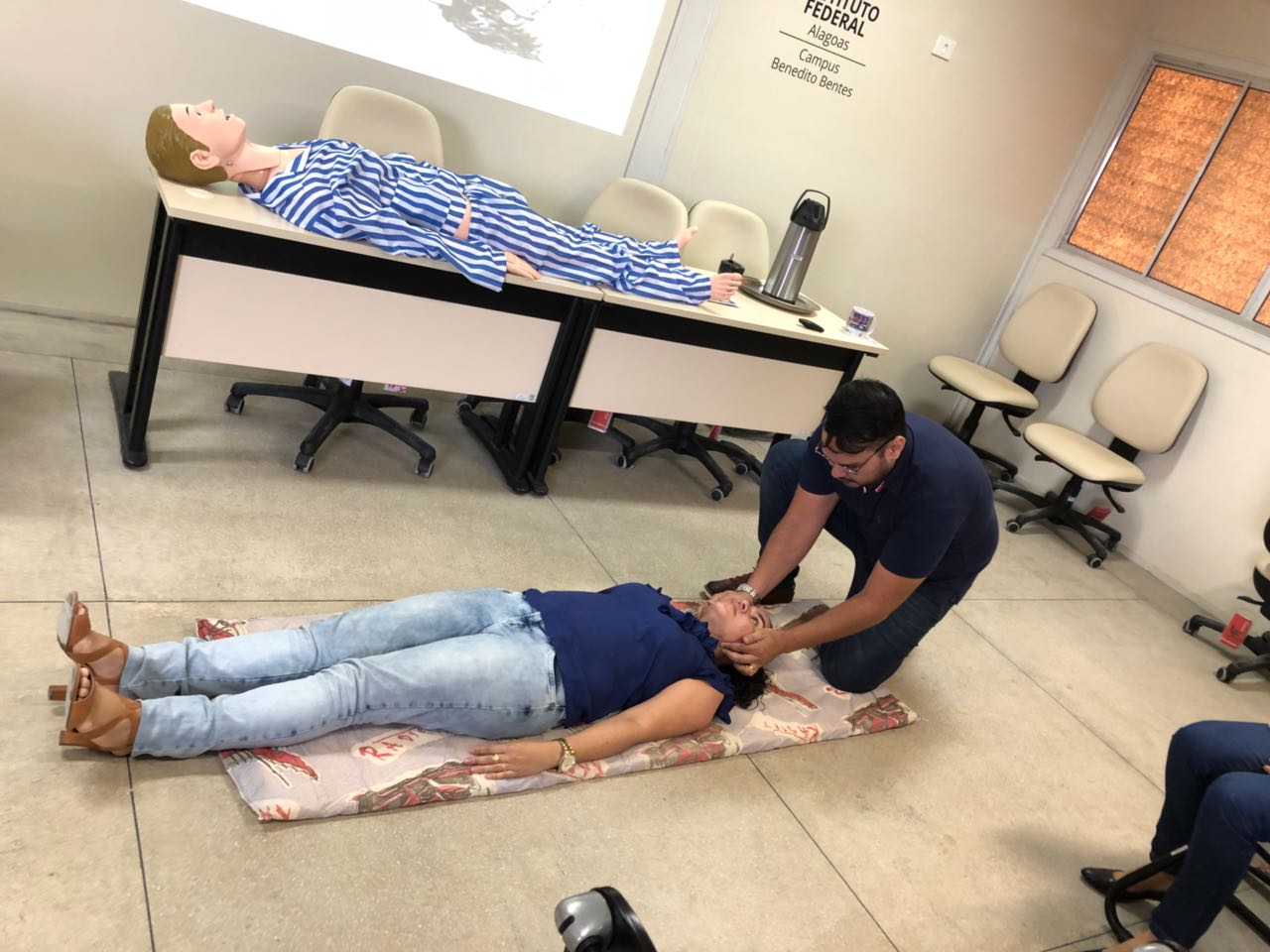 Curso de Primeiros Socorros do Ifal CABB.