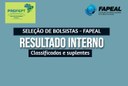 RESULTADO- SELEÇÃO DE BOLSISTAS