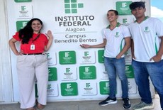 Projeto tem a participação de dois alunos do curso técnico em LOgpistica do Ifal - Benedito Bentes