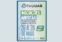 Inscrições estão abertas