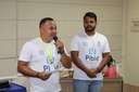 Bruno Souza da Silva e Edson de Melo Ferreira são alunos do curso de Letras-Português, do Ifal.JPG