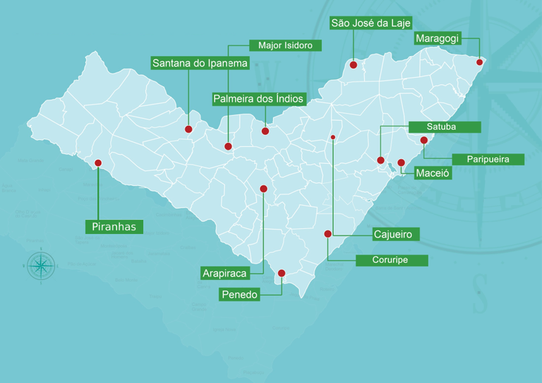 Mapa de Polos EAD 2019