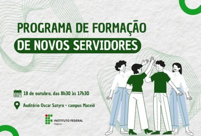 Programa de Formação de Novos Servidores do Ifal