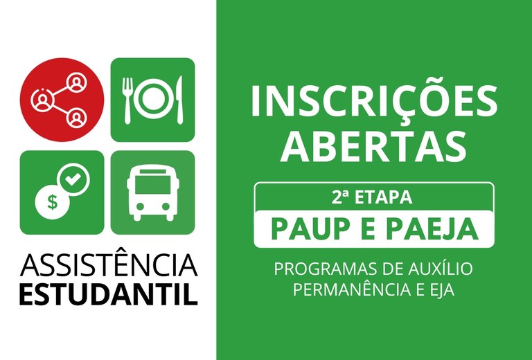 Assistência Estudantil abre segunda etapa da seleção para concessão de benefícios