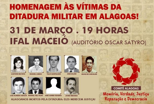 Auditório Oscar Sátyro sedia evento em memória às vítimas da Ditadura Militar