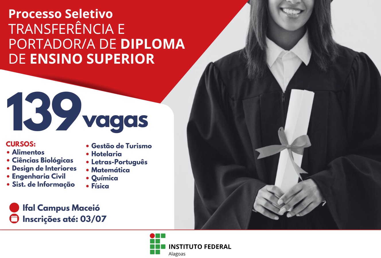 Interessados têm até o dia 3 de julho para se inscrever