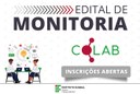 Monitoria do colab inscreve até o próximo domingo (30)